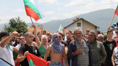 Гърмен се вдигна срещу ромският терор-протест