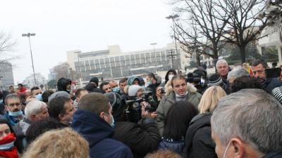 Благоевградчани протестираха срещу мръсния въздух
