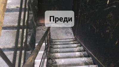 Завършиха ремонтните дейности по опожарения блок в кв.  Струмско , кметът Илко Стоянов се срещна с хората, живеещи в сградата