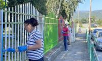 Добрата новина! Доброволци боядисаха огромна част от оградата на детската градина в Ораново