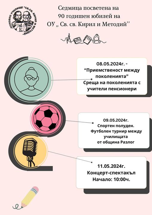 90 години празнува училището в разложкото село Бачево, кулминацията е на 11 май