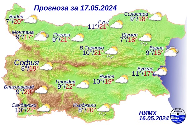 Слънцето се показва в петък, какво време ни очаква през уикенда