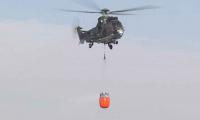 Два хеликоптера на ВВС ще гасят пожара край границата с Гърция
