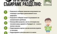 Kампания на тема опазване на околната среда и разделно събиране на отпадъци се провежда в учебни заведения в Благоевград