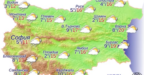 Необичайно топло време ни очаква