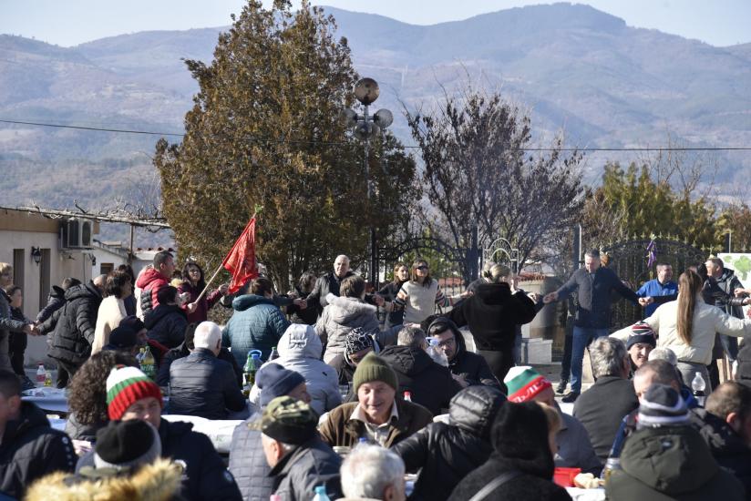 Веселба в с. Полето за Свети Трифон