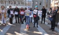 В Сандански излязоха на протест срещу масово тровене на бездомни кучета