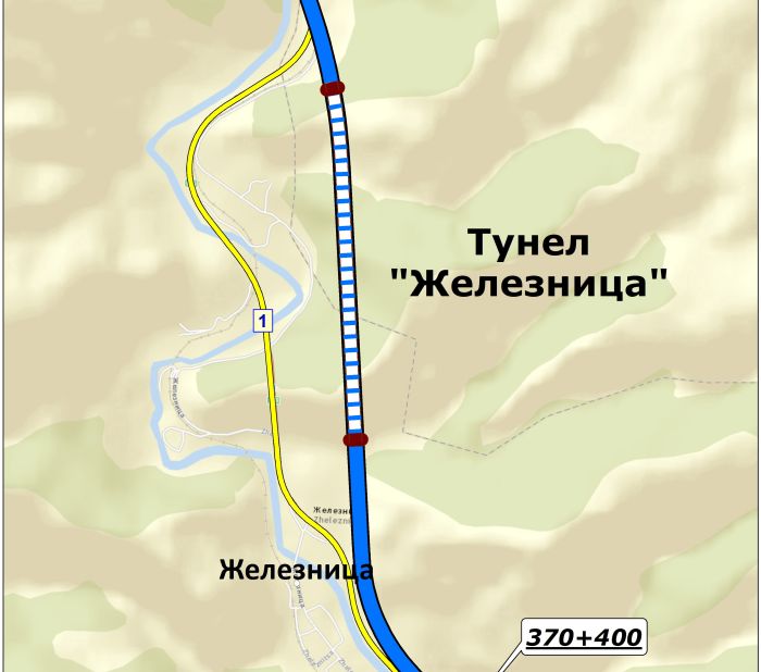 185 млн.лева ще струва новия тунел Железница на АМ Струма