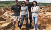 Екип преподаватели от ЮЗУ посетиха археологическите разкопки край Благоевград