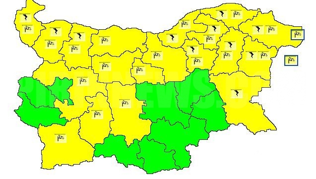 Днес силен вятър в Пиринско, но температурите пролетни