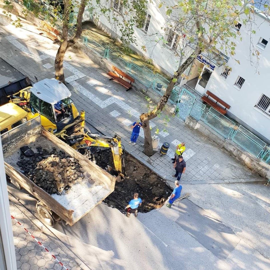 Хиляди санданчани без вода заради голяма авария