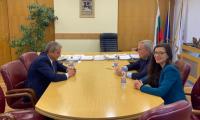 Румен Петков  се срещна с кмета на Благоевград  по повод откриването на  македонският културен клуб в града
