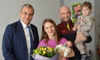 Кметът Илко Стоянов посети домовете на първите бебета за 2023 г